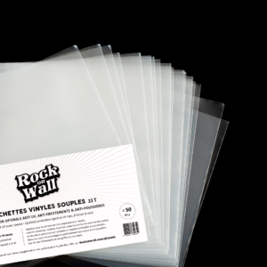 Pochette souple en polyéthylène recyclé pour disque vinyle