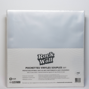 Pochette souple en polyéthylène recyclé pour disque vinyle