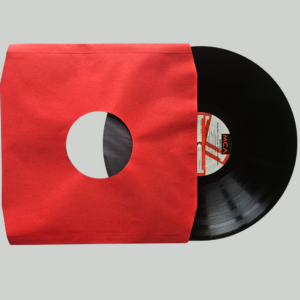 pochettes interieures 33T rouges disque vinyle